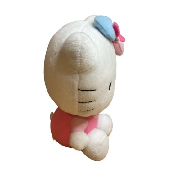 Hello Kitty 8" Plush Toy With Pink Outfit & Bow - Picture 3 of 6